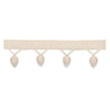 Schumacher Delray Bobble Fringe Vanilla Trim