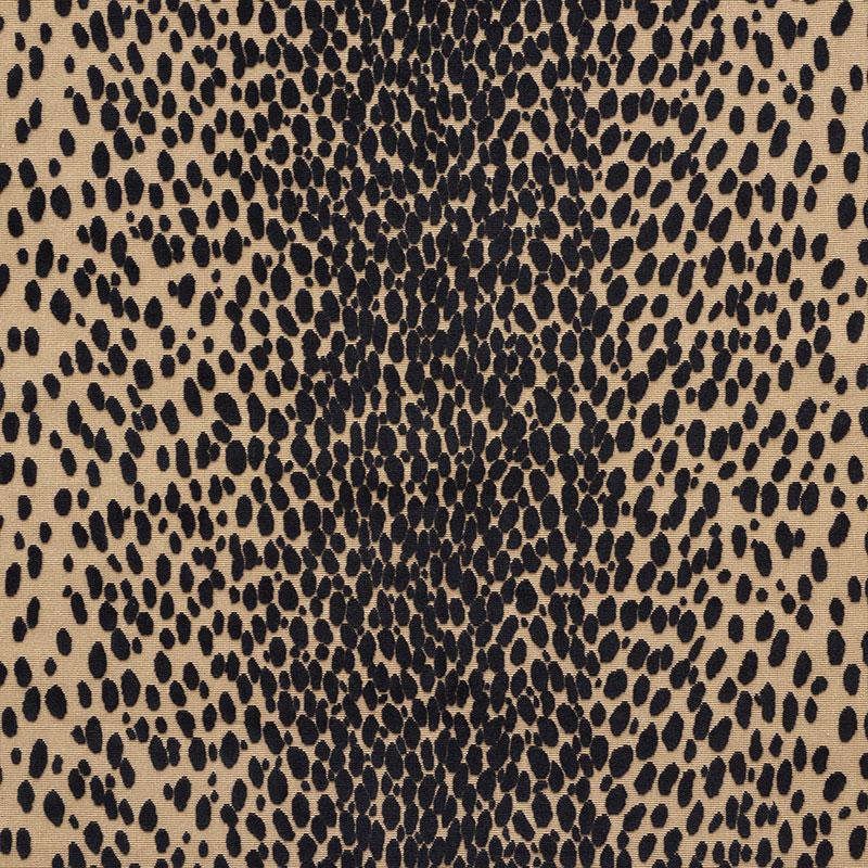 Schumacher Cheetah Velvet Ebony Fabric – DecoratorsBest