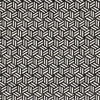 Schumacher Tumbling Blocks Black Fabric