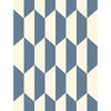 Cole & Son Tile Blue And White Wallpaper