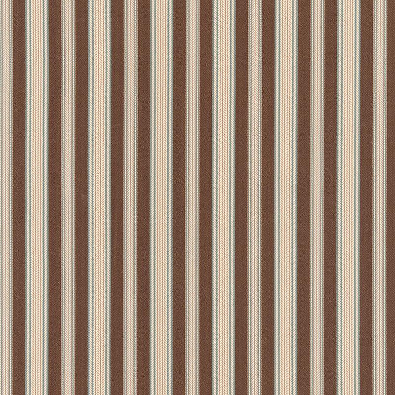 Schumacher Brook Stripe Bark Fabric