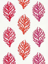 Grey Watkins Coral Reef Embroidery Passion Fruit Drapery Fabric
