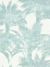 Grey Watkins Palm Print Surf Drapery Fabric