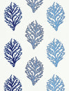 Grey Watkins Coral Reef Embroidery Marine Drapery Fabric