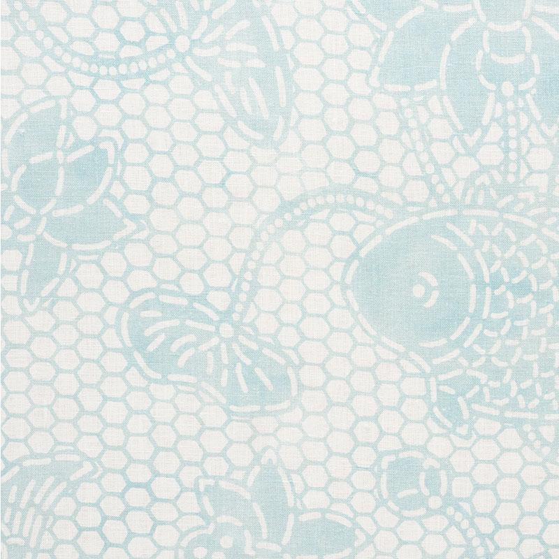 Schumacher Lotus Batik Mineral Fabric