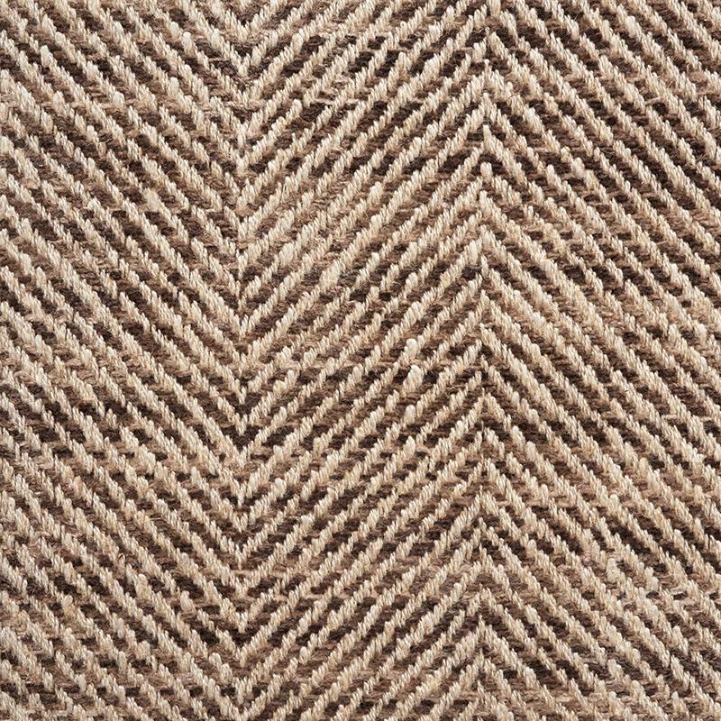 Schumacher Caro Herringbone Natural Fabric