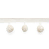 Schumacher Fletcher Pom Pom Ivory Trim