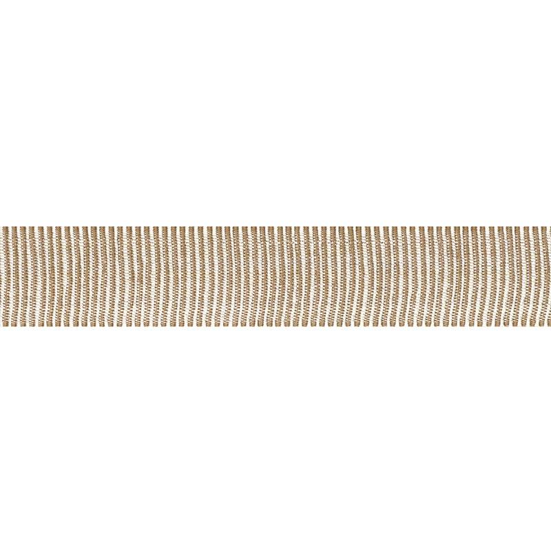 Schumacher Medium Faille Tape Sand Trim