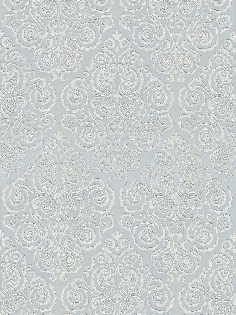 Scalamandre Cirrus Velvet Damask Mist Fabric