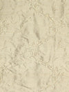 Old World Weavers Honeysuckle Embroidery Ivory Drapery Fabric