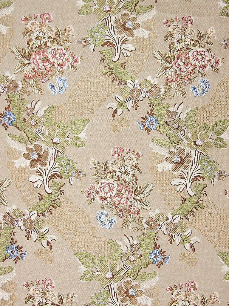 Old World Weavers Villa Carlotta Ecru/Multi Fabric