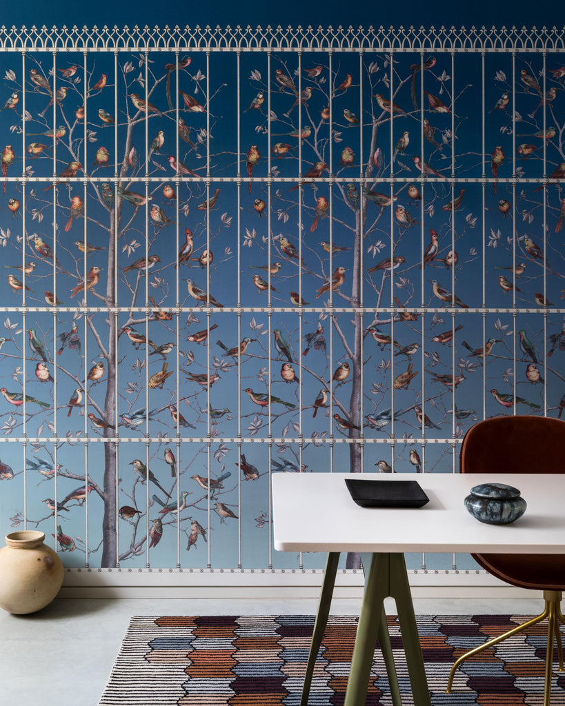 Cole & Son UCCELLI HYACINTH Wallpaper