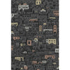 Cole & Son Mediterranea Charcoal & Metallic Wallpaper