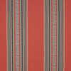 Schumacher Markova Stripe Red Fabric