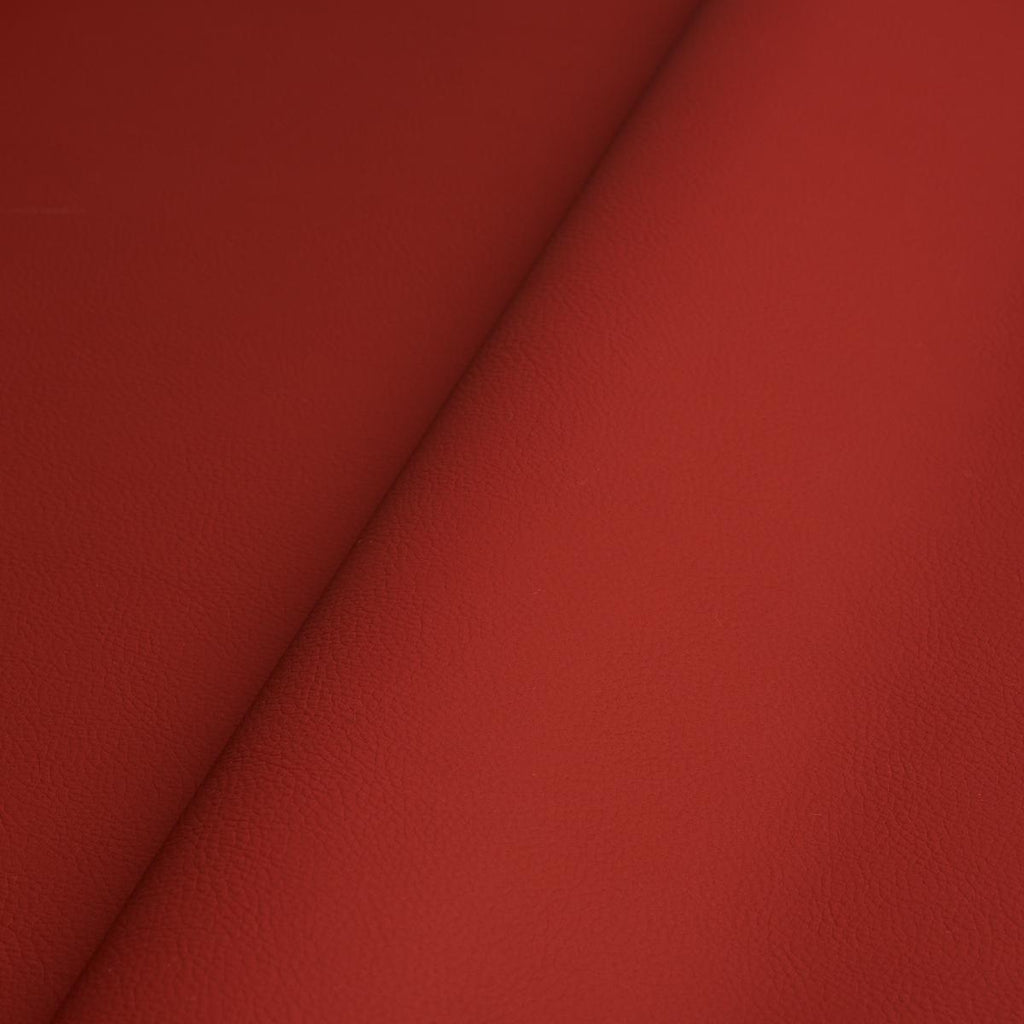 Schumacher Vegan Leather Indoor/Outdoor Crimson Fabric