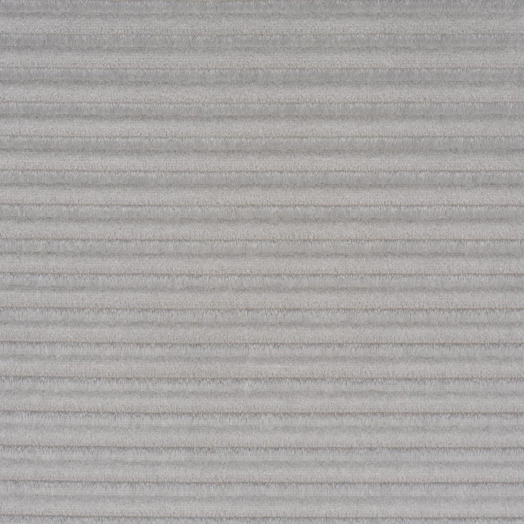 Schumacher Petite Channeled Velvet Otter Grey Fabric