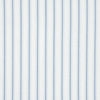 Schumacher Birdie Ticking Stripe China Blue Fabric