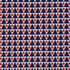 Schumacher Pennant Ii Indoor/Outdoor Navy & Red Fabric