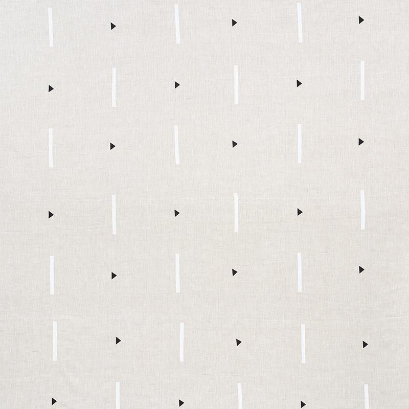 Schumacher Tashmoo Black & White Fabric