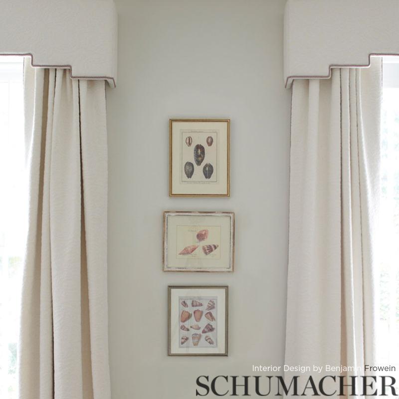 Schumacher Hardwick Ivory Fabric