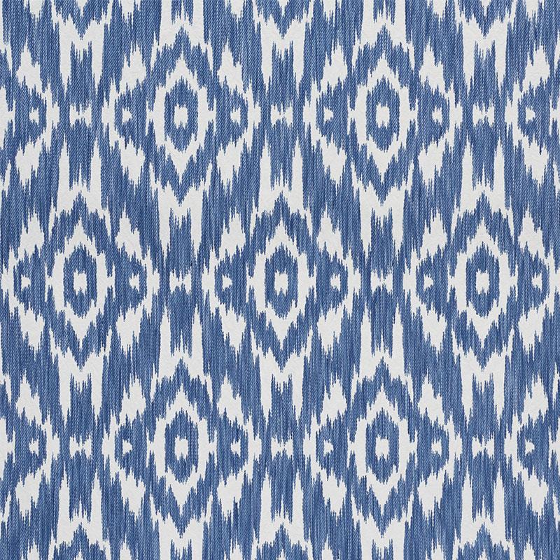 Schumacher Dorset Indigo Fabric