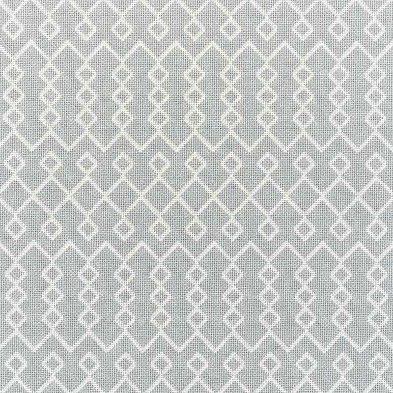 Schumacher Bricolette Grey Fabric