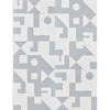 Schumacher Binary Panel Set Silver Wallpaper