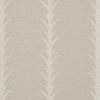 Schumacher Acanthus Stripe Vinyl Taupe Wallpaper