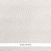 Schumacher Raindots Vinyl Warm Silver Wallpaper