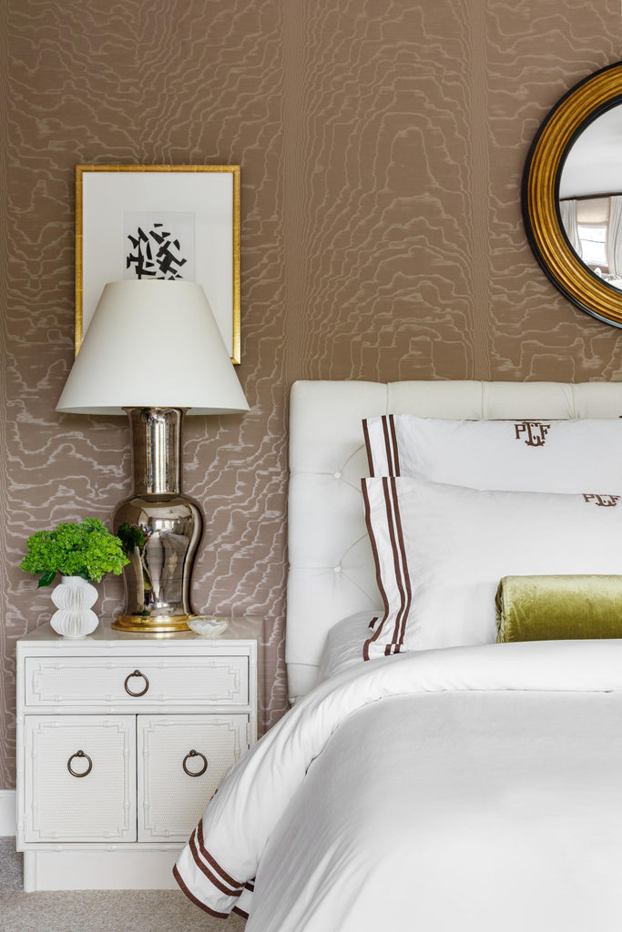 Schumacher Moir Wallcovering Fawn Wallpaper