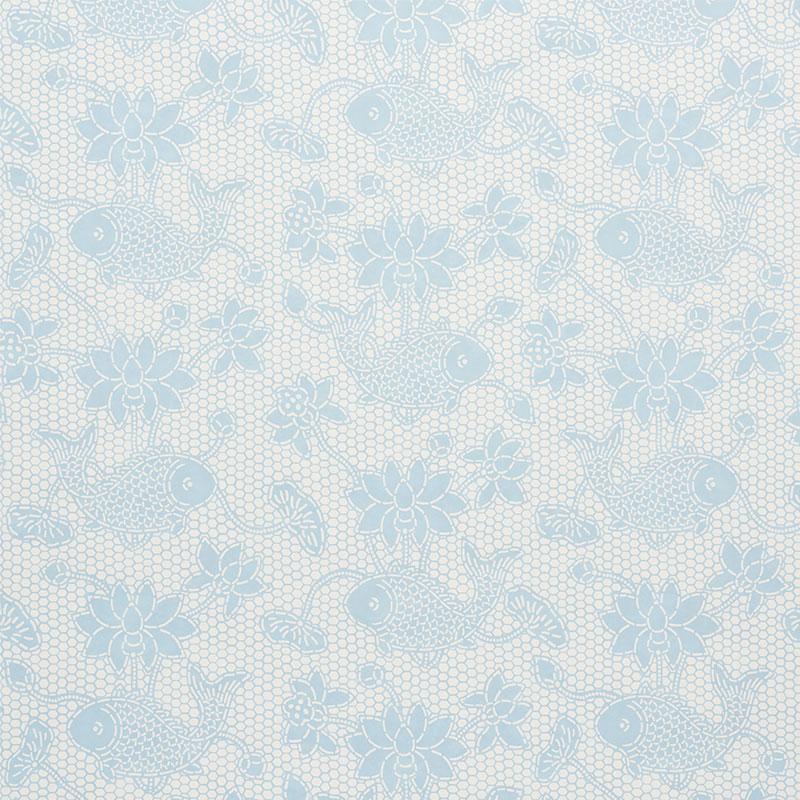 Schumacher Lotus Batik Sky Wallpaper