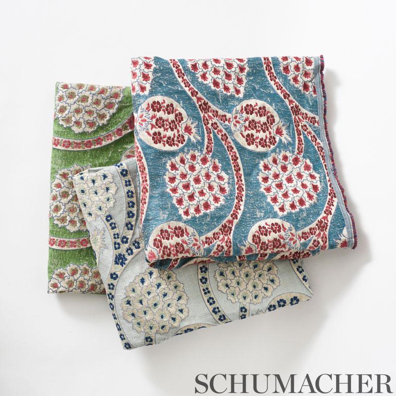 Schumacher Persephone Verdant Fabric