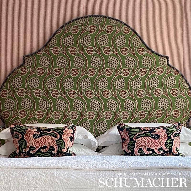 Schumacher Persephone Verdant Fabric