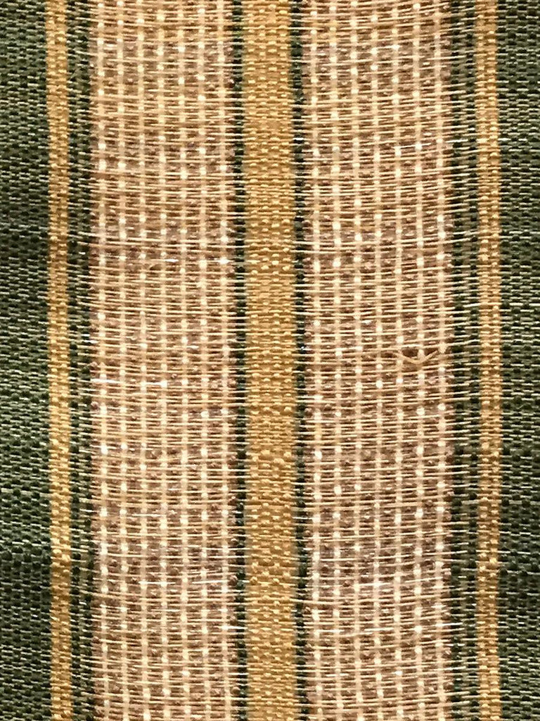 Old World Weavers Neapolitan Horsehair Green / Gold Fabric