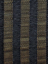 Old World Weavers Salerno Horsehair Gold / Black Upholstery Fabric
