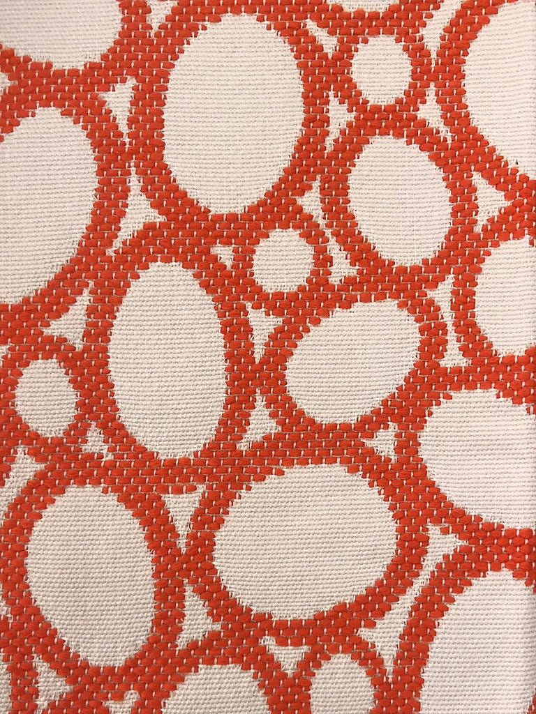 Old World Weavers Madagascar Ovals Fr Tangerine Fabric