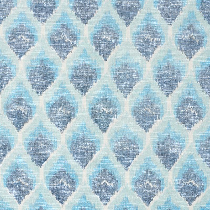 Schumacher Odisha Ikat Blues Fabric