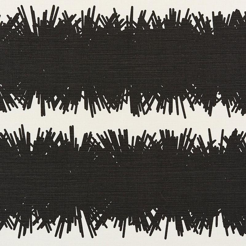 Schumacher Bang Black Fabric