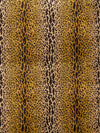 Scalamandre Leopardo Ivory, Gold & Black Upholstery Fabric