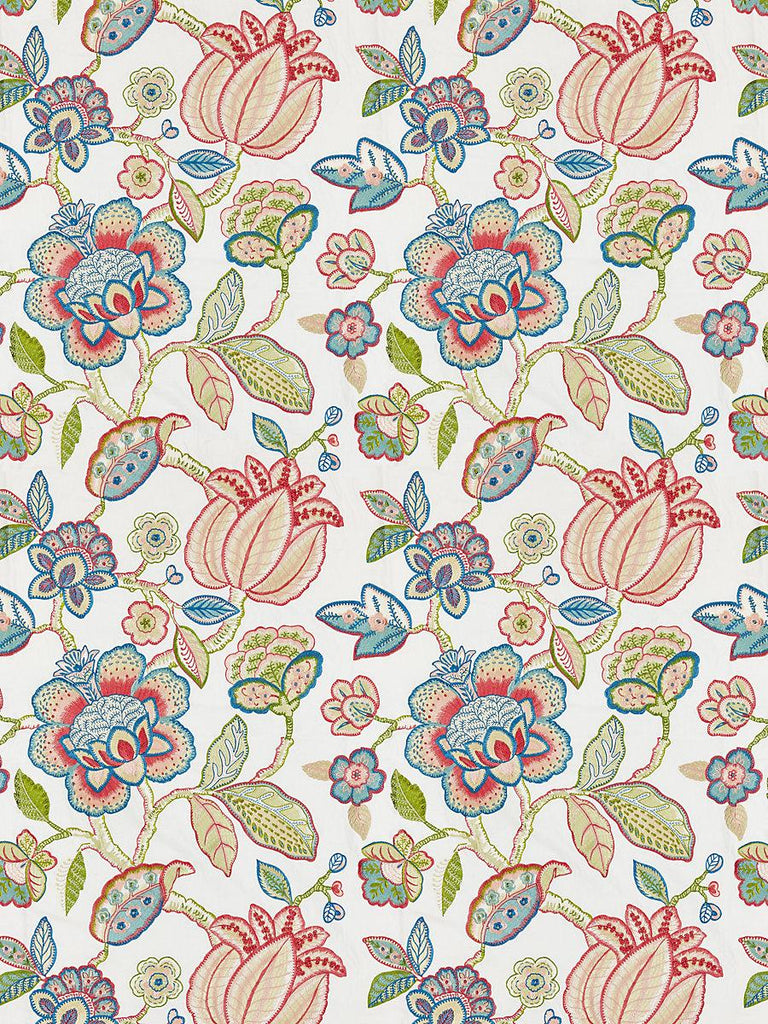 Scalamandre Coromandel Embroidery Bloom Fabric