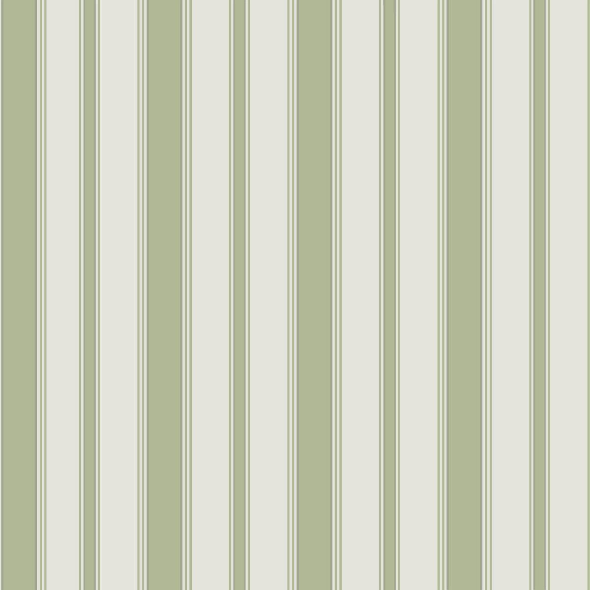 Cole & Son Cambridge Stripe Leaf Green Wallpaper – DecoratorsBest