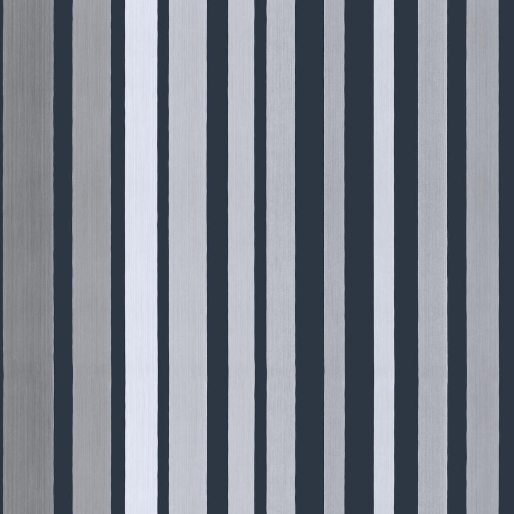 Cole & Son Carousel Stripe Grey Wallpaper