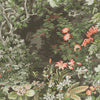 Cole & Son Woodland Coral/Olive/Char Wallpaper