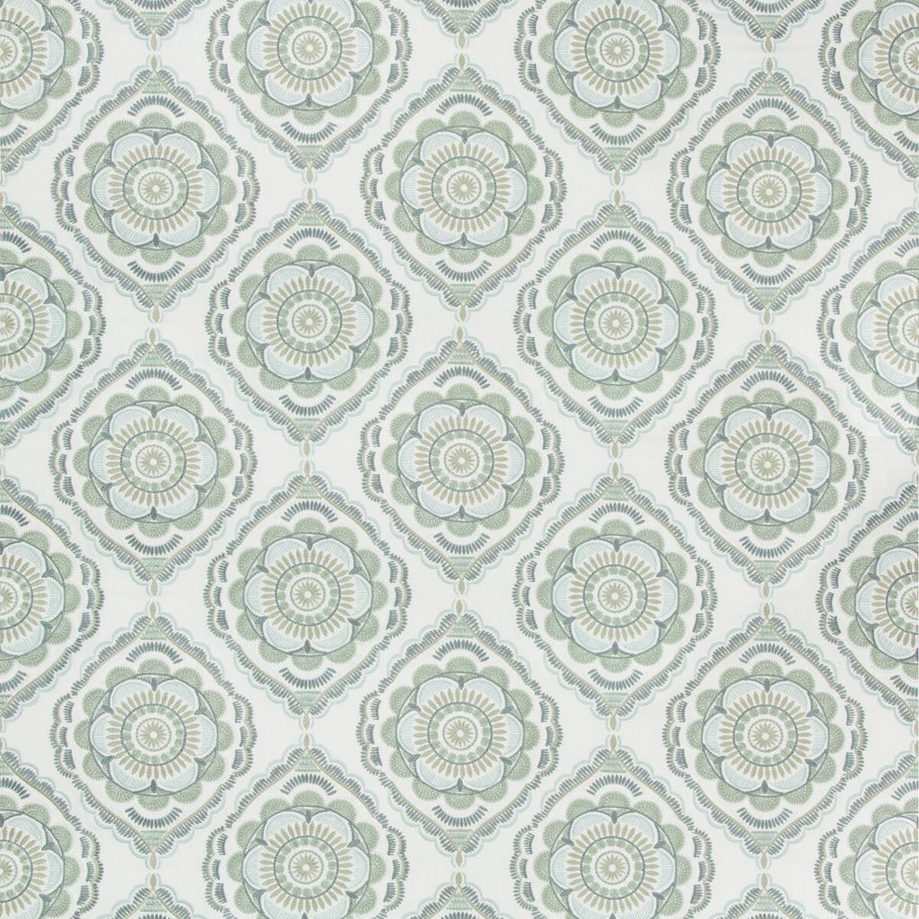 Lee Jofa Monterey Emb Sea Mist Fabric