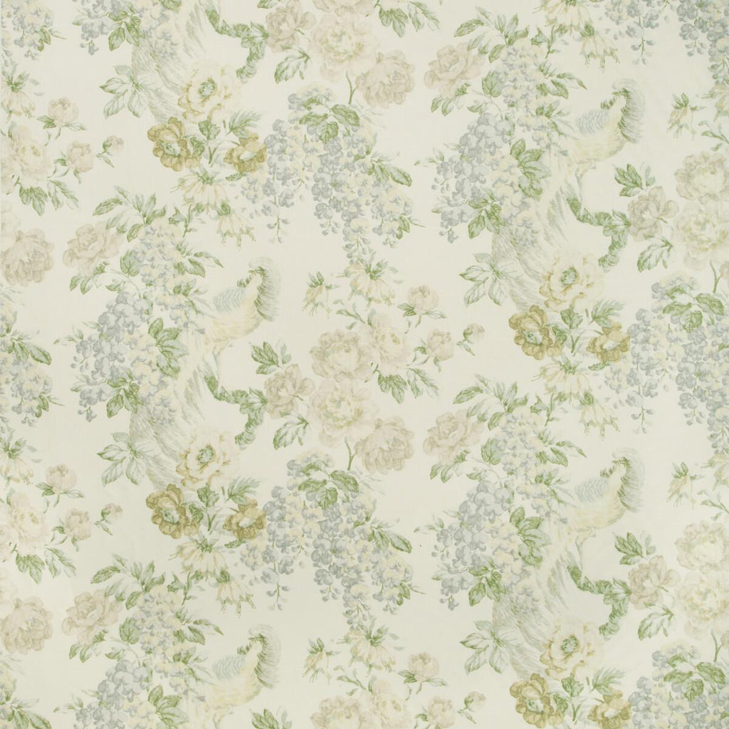 Lee Jofa Montecito Floral Sky/Green Fabric