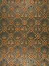 Old World Weavers Cuir Chene Bleu/Gold Upholstery Fabric