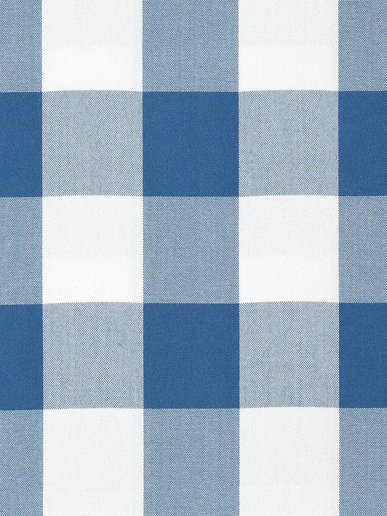 Old World Weavers Poker Large Plaid Blue Fabric