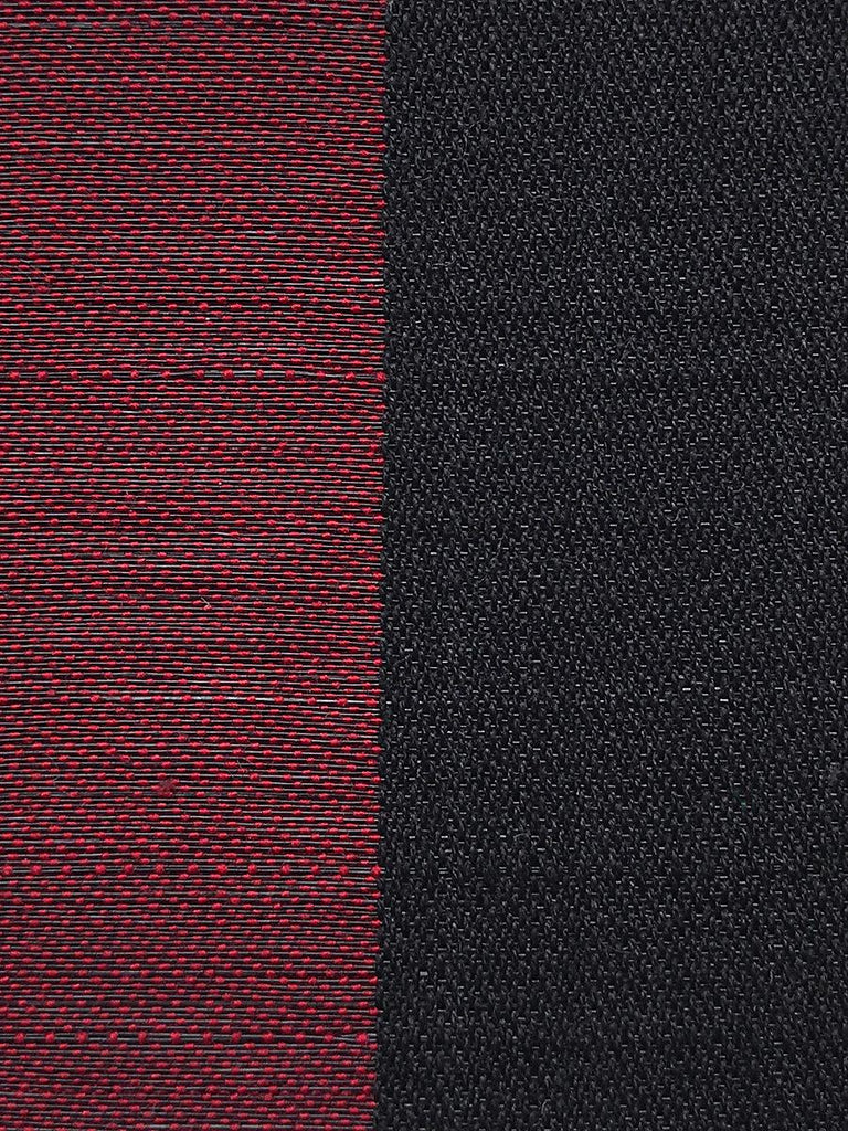 Old World Weavers Breton Horsehair Red / Black Fabric