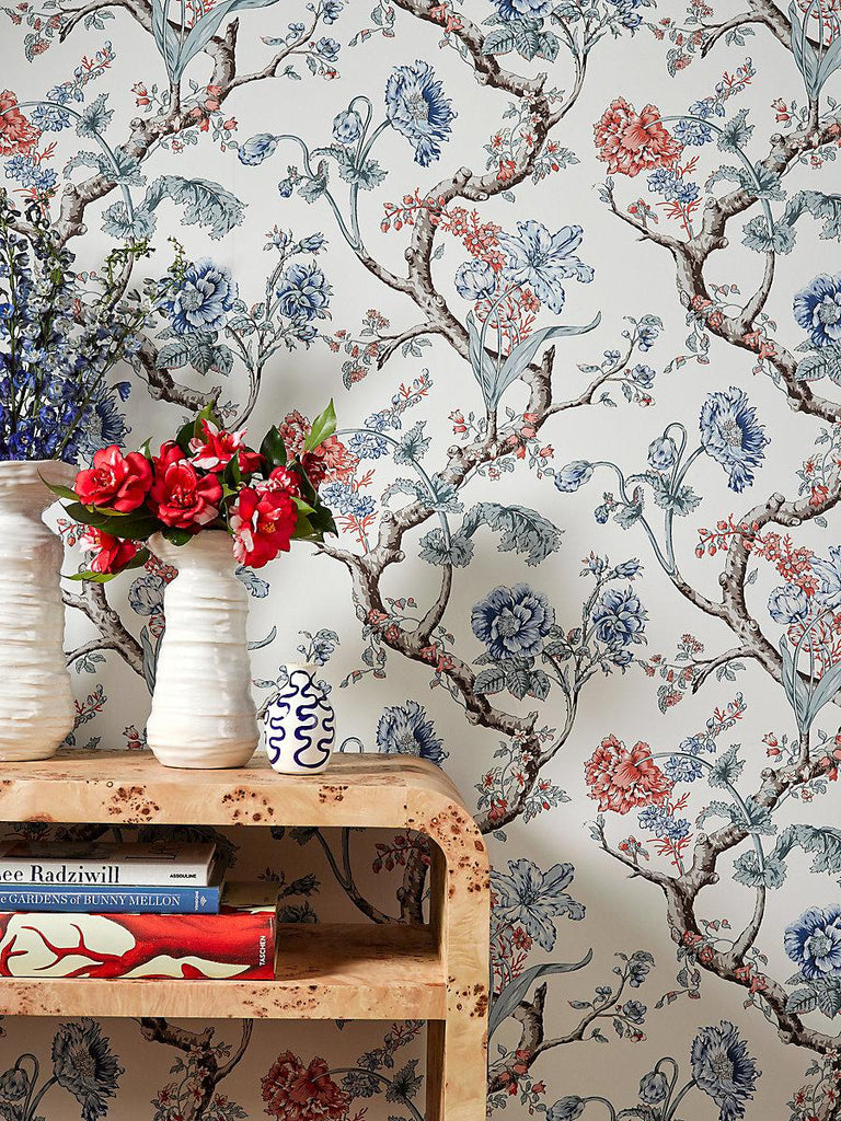 Scalamandre Andrew Jackson Floral Riviera Wallpaper