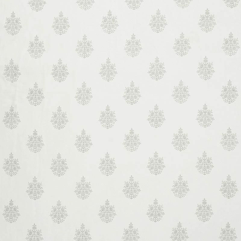 Schumacher Asara Flower Sheer Grey Fabric